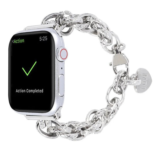 Luxury Metal Bracelet Strap for Couple - Apple Watch