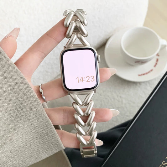 Luxury Steel Bracelet Strap For Apple Watch